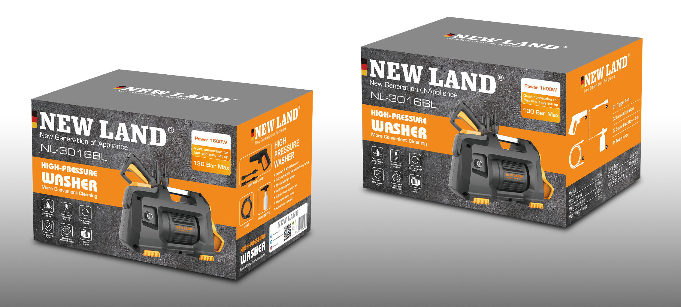 کارواش نیولند NL-3016BL